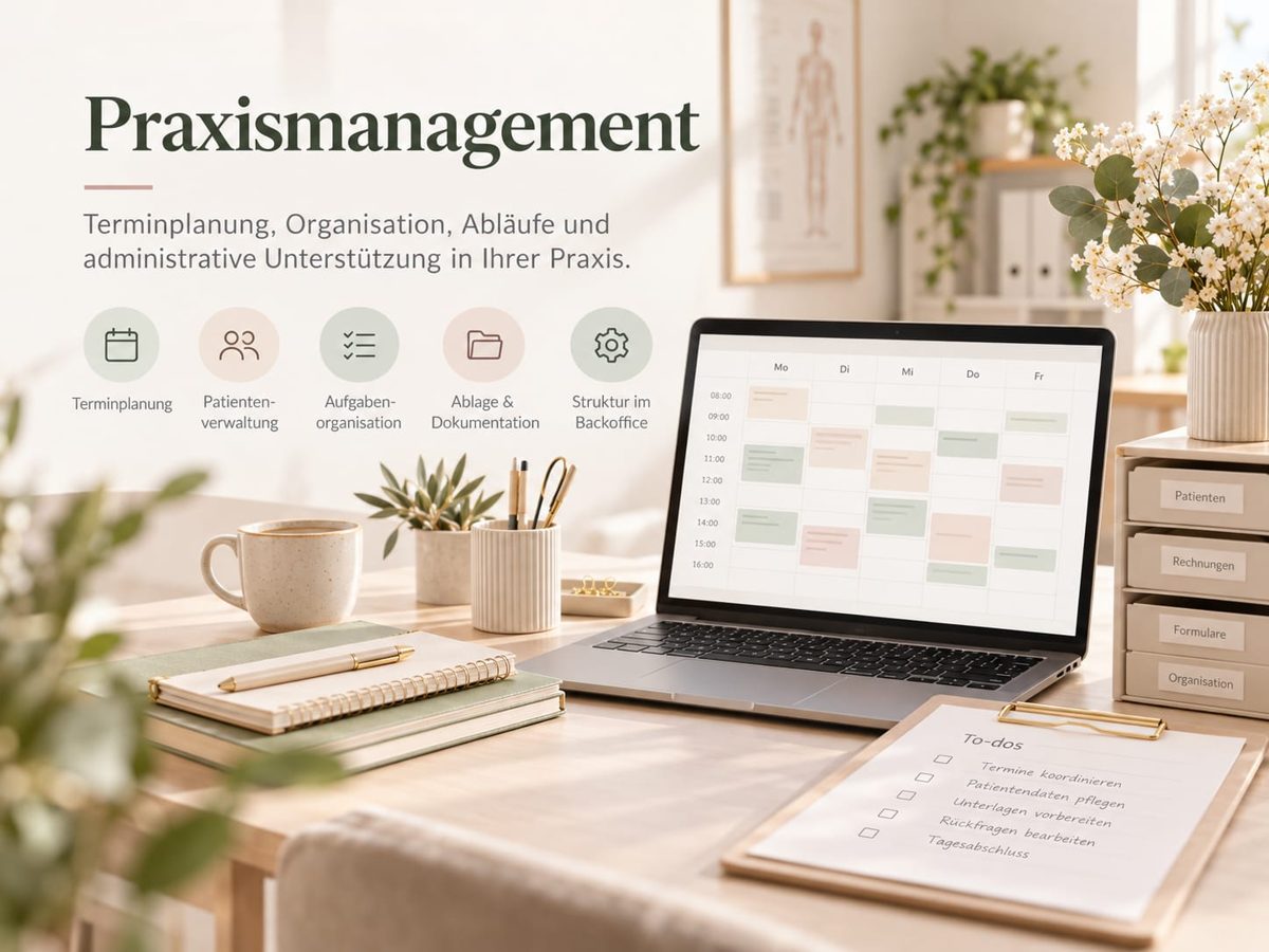 Praxismanagement: Terminplanung, Patientenverwaltung, Aufgabenorganisation